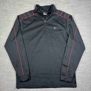 Nike Golf x BMW M Series Performance Dri-FIT 1/4 Zip Pullover Men's Medium Black